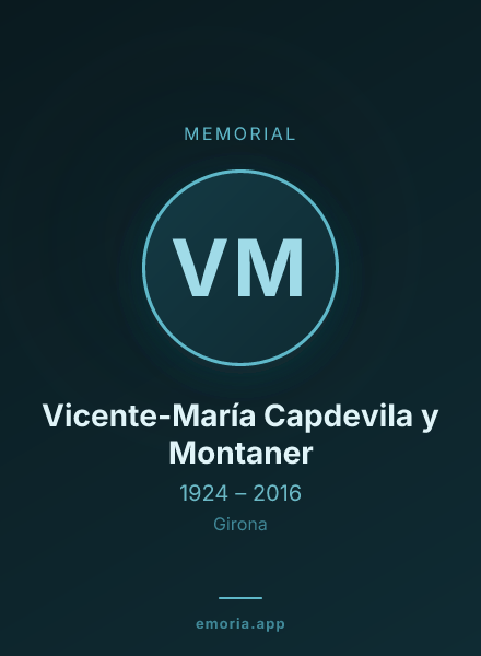 Memorial portrait of Vicente-María Capdevila y Montaner