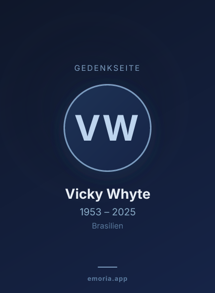 Gedenkportrait von Vicky Whyte