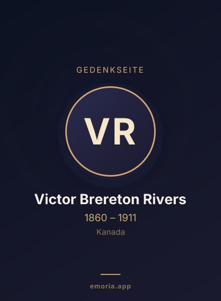 Gedenkportrait von Victor Brereton Rivers
