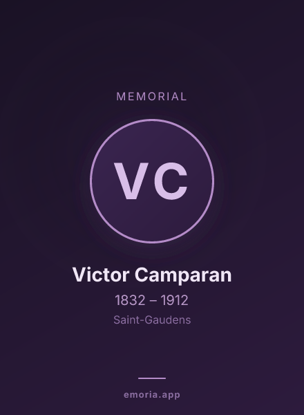 Memorial portrait of Victor Camparan