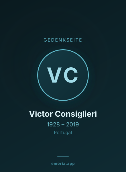 Gedenkportrait von Victor Consiglieri