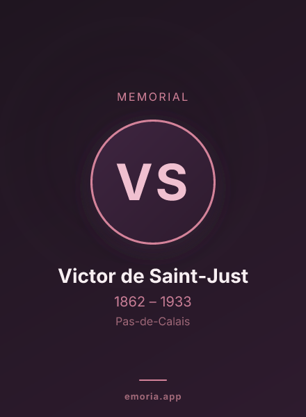 Memorial portrait of Victor de Saint-Just