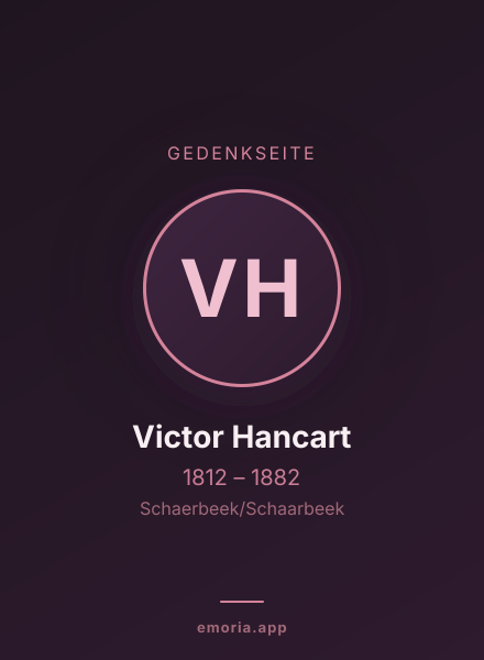 Gedenkportrait von Victor Hancart