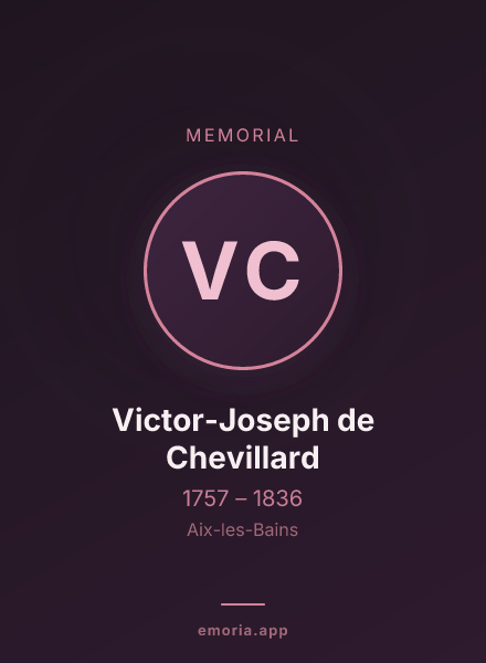Memorial portrait of Victor-Joseph de Chevillard