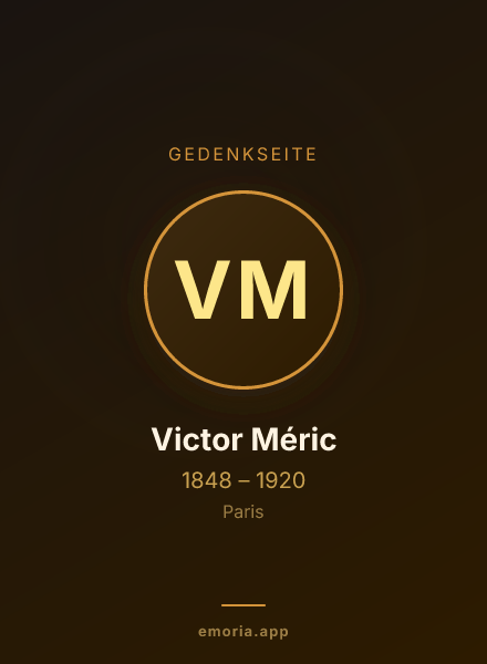 Gedenkportrait von Victor Méric