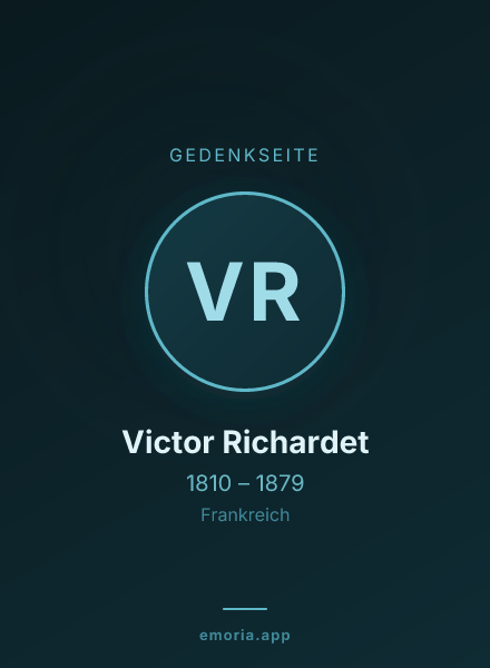 Gedenkportrait von Victor Richardet