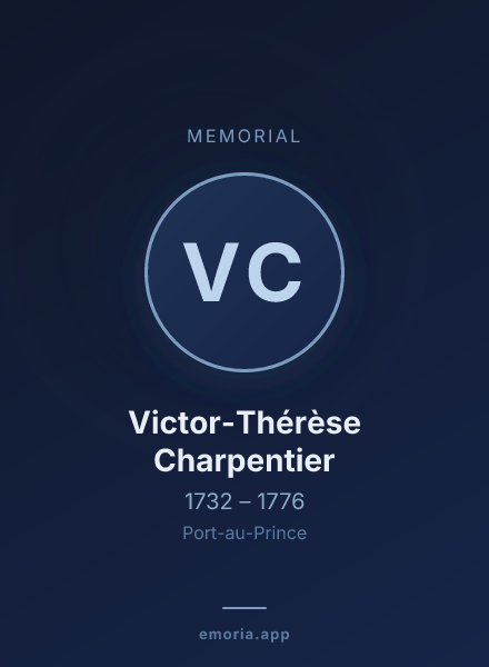 Memorial portrait of Victor-Thérèse Charpentier
