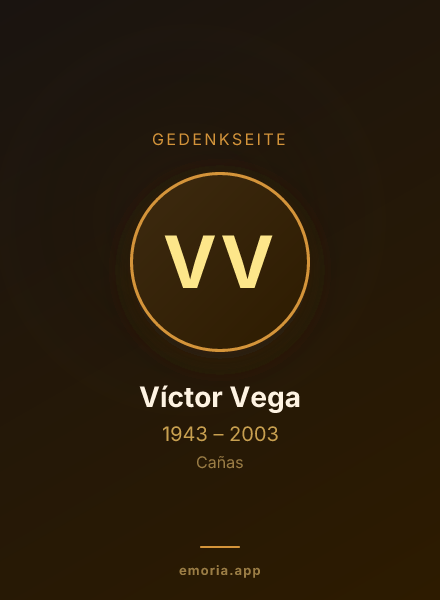 Gedenkportrait von Víctor Vega