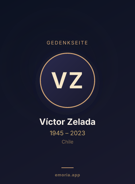 Gedenkportrait von Víctor Zelada