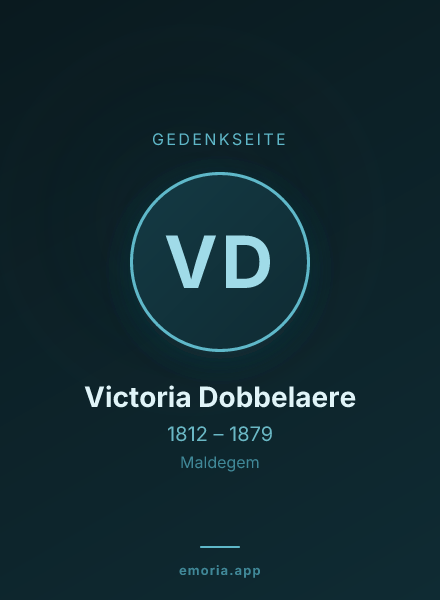 Gedenkportrait von Victoria Dobbelaere