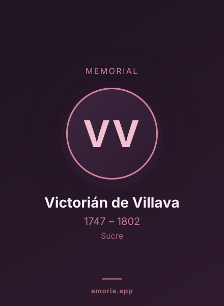 Memorial portrait of Victorián de Villava