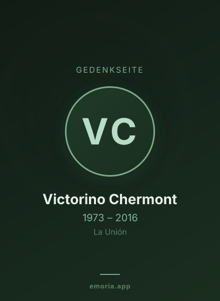 Gedenkportrait von Victorino Chermont