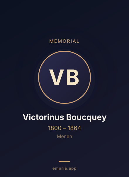 Memorial portrait of Victorinus Boucquey