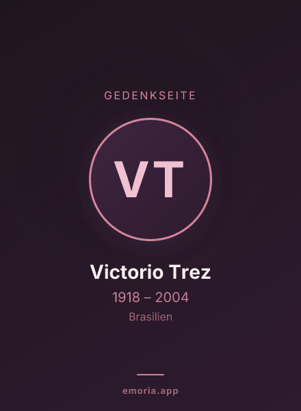 Gedenkportrait von Victorio Trez