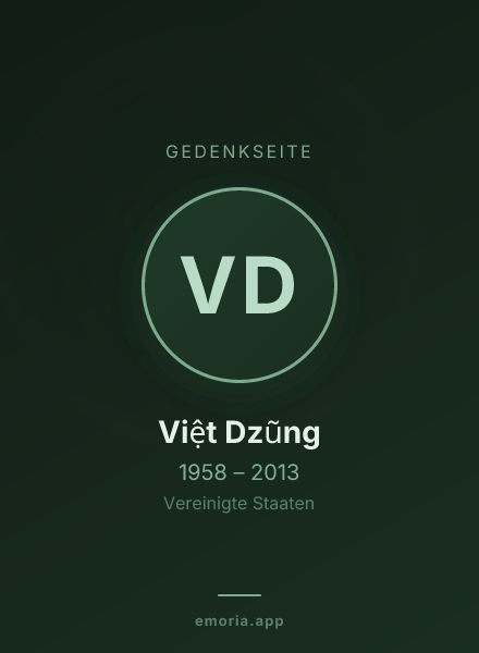 Gedenkportrait von Việt Dzũng