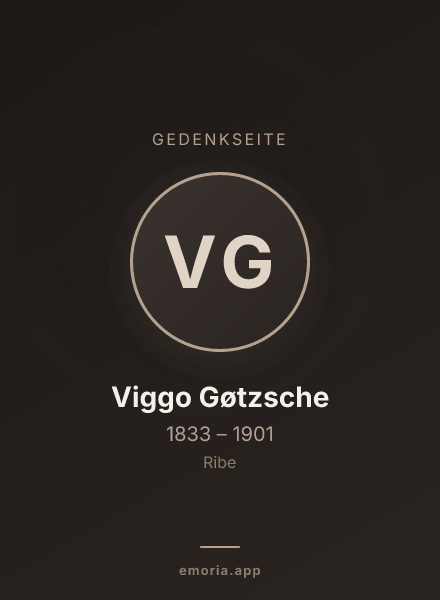 Gedenkportrait von Viggo Gøtzsche