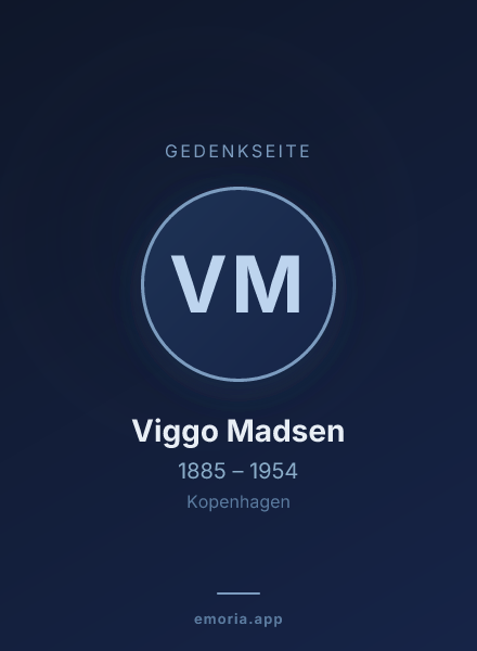 Gedenkportrait von Viggo Madsen