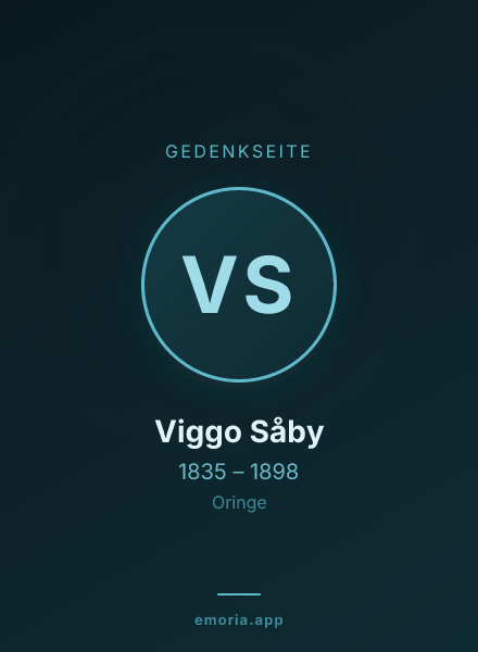 Gedenkportrait von Viggo Såby