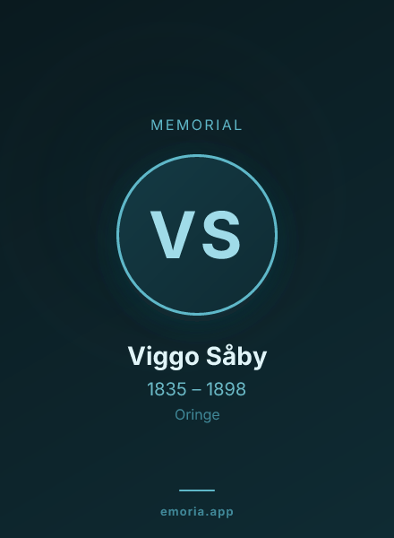 Memorial portrait of Viggo Såby