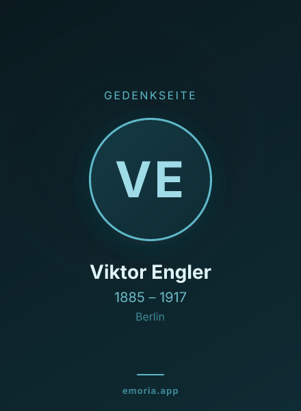 Gedenkportrait von Viktor Engler