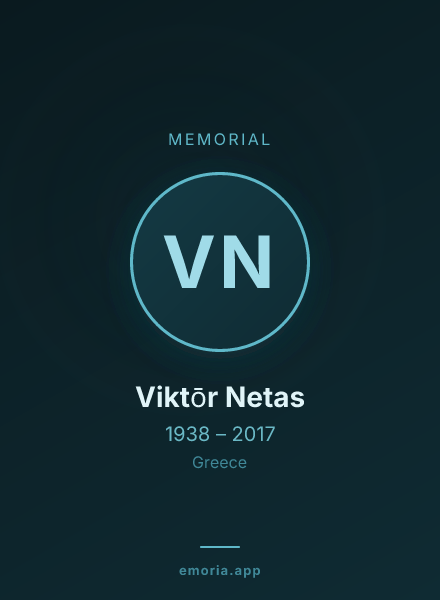 Memorial portrait of Viktōr Netas