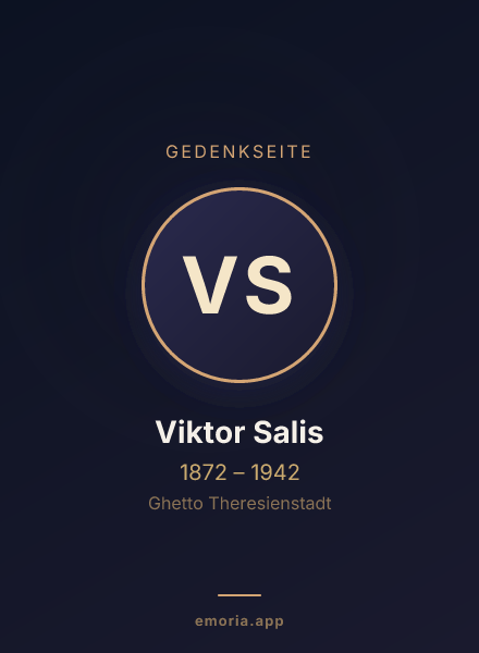 Gedenkportrait von Viktor Salis