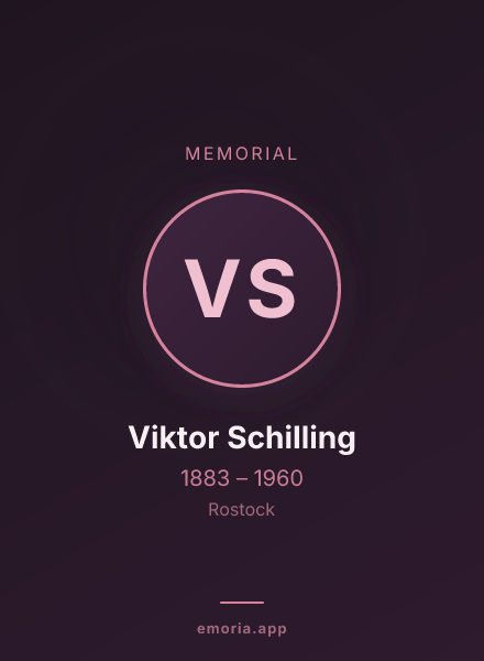 Memorial portrait of Viktor Schilling