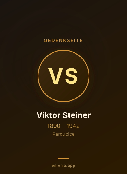Gedenkportrait von Viktor Steiner