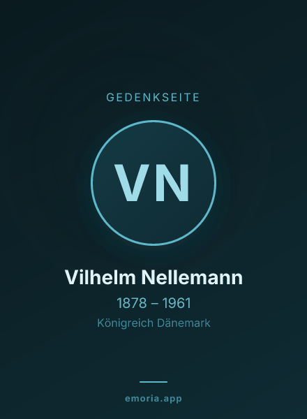 Gedenkportrait von Vilhelm Nellemann