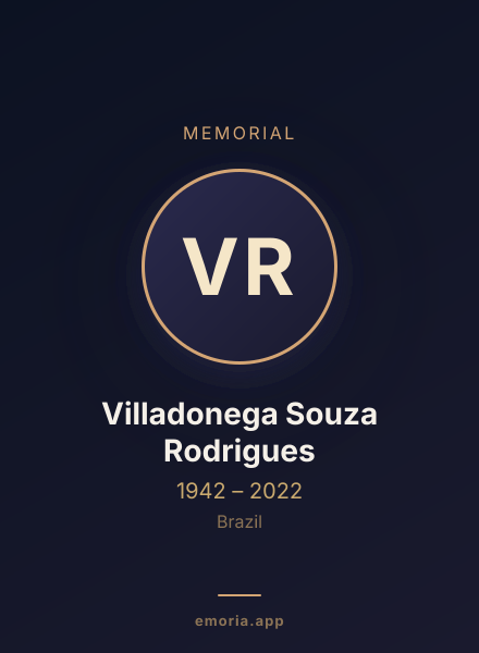 Memorial portrait of Villadonega Souza Rodrigues