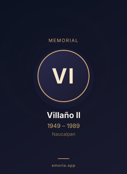Memorial portrait of Villaño II