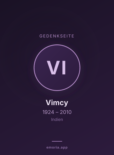Gedenkportrait von Vimcy