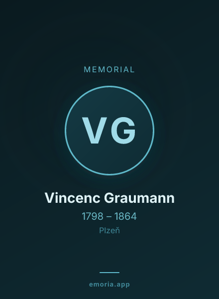 Memorial portrait of Vincenc Graumann