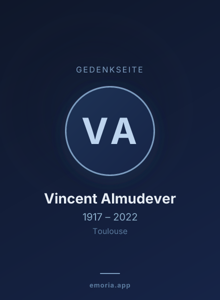 Gedenkportrait von Vincent Almudever