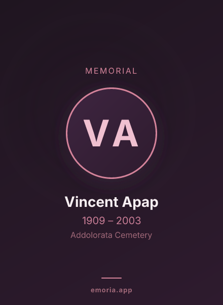 Memorial portrait of Vincent Apap