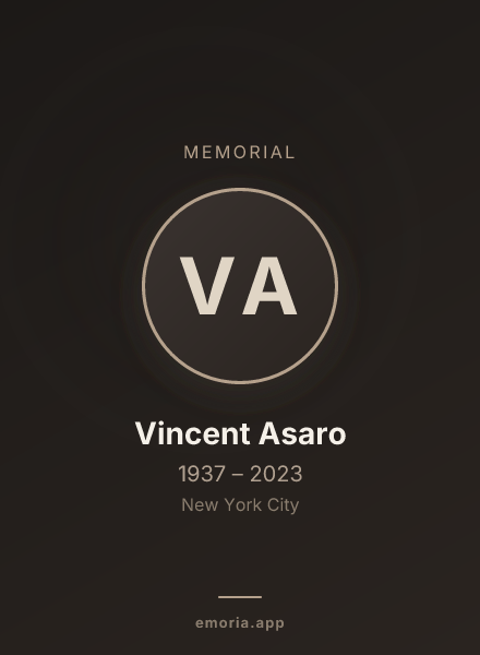 Memorial portrait of Vincent Asaro