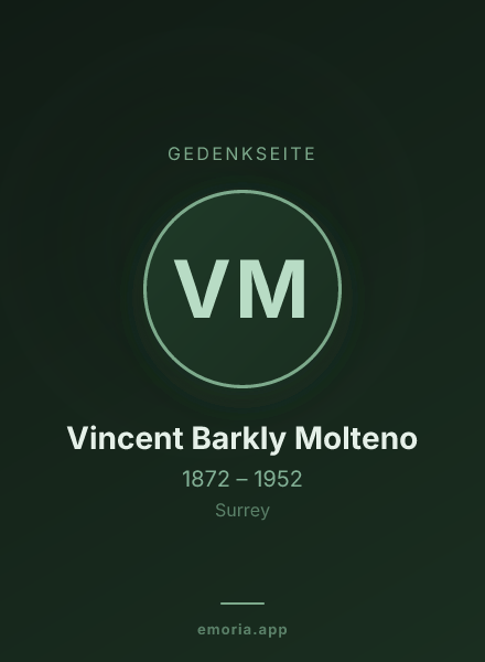 Gedenkportrait von Vincent Barkly Molteno