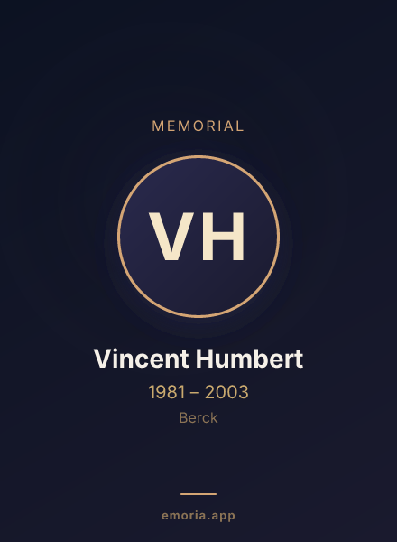 Memorial portrait of Vincent Humbert
