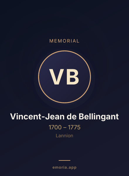 Memorial portrait of Vincent-Jean de Bellingant