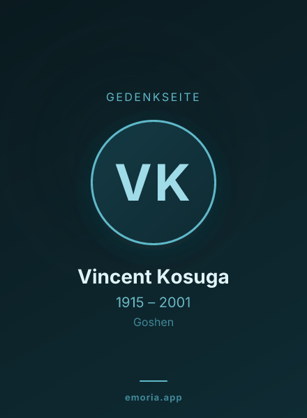 Gedenkportrait von Vincent Kosuga