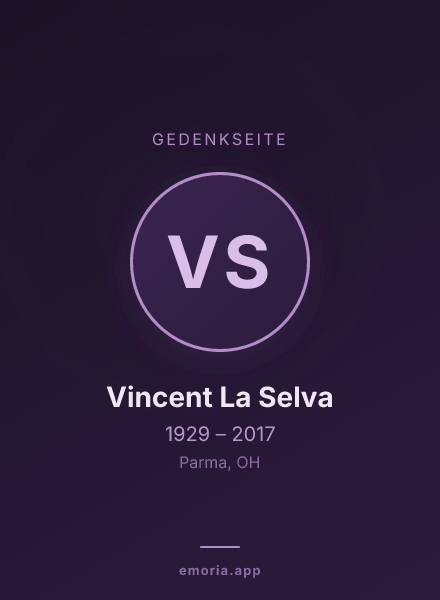 Gedenkportrait von Vincent La Selva