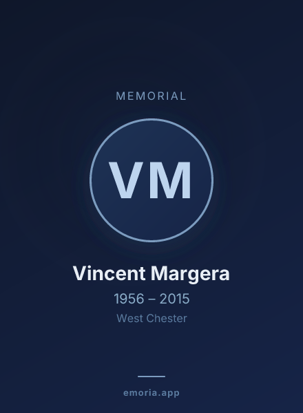 Memorial portrait of Vincent Margera
