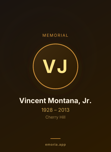 Memorial portrait of Vincent Montana, Jr.