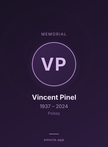 Memorial portrait of Vincent Pinel