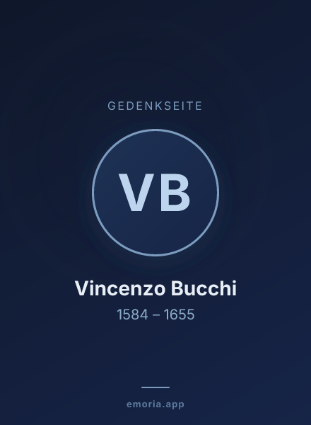 Gedenkportrait von Vincenzo Bucchi