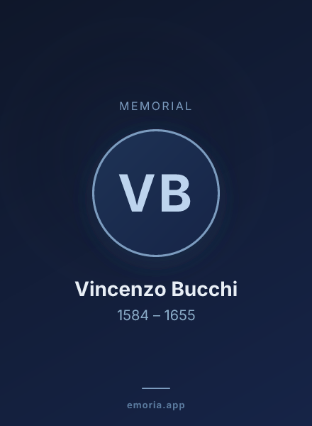Memorial portrait of Vincenzo Bucchi