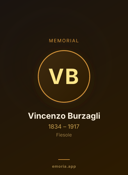 Memorial portrait of Vincenzo Burzagli
