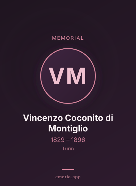 Memorial portrait of Vincenzo Coconito di Montiglio
