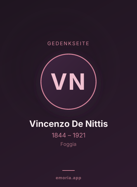 Gedenkportrait von Vincenzo De Nittis