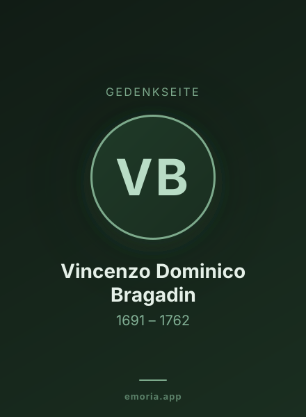 Gedenkportrait von Vincenzo Dominico Bragadin